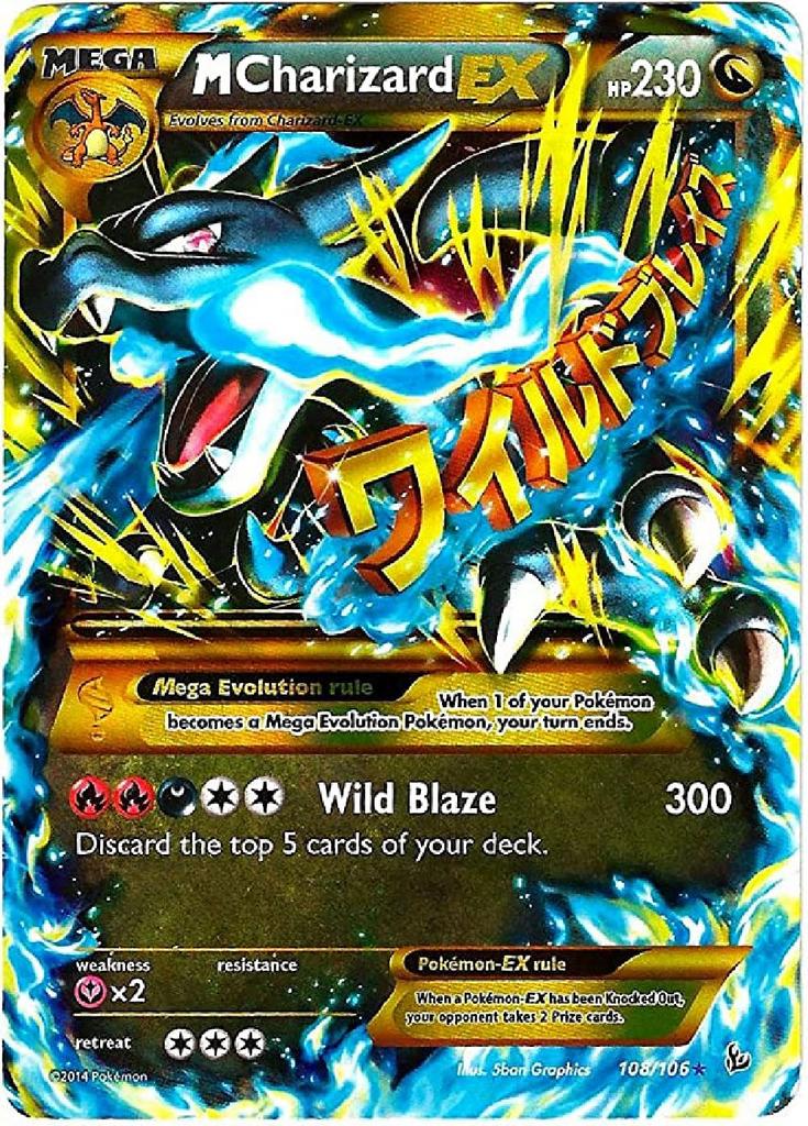 Blauwe charizard ex, Ophalen of Verzenden, Zo goed als nieuw
