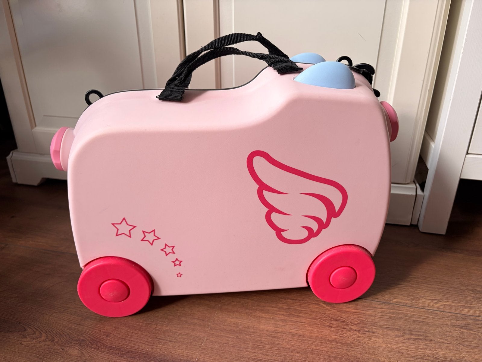 Roze kinderkoffer/rijdkoffer - Perfecte staat, Kinderen en Baby's, Ophalen of Verzenden, Zo goed als nieuw