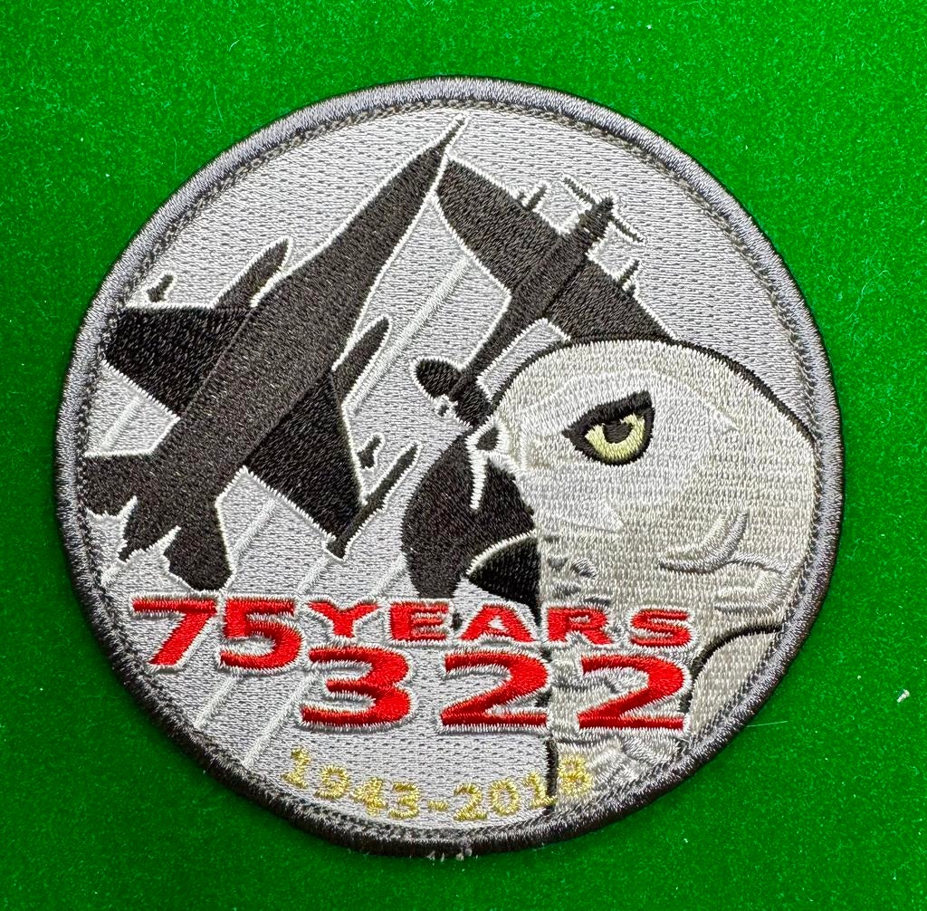 RNLAF F16 322 squadron-member jubileum patch, Verzenden, Patch, Badge of Embleem