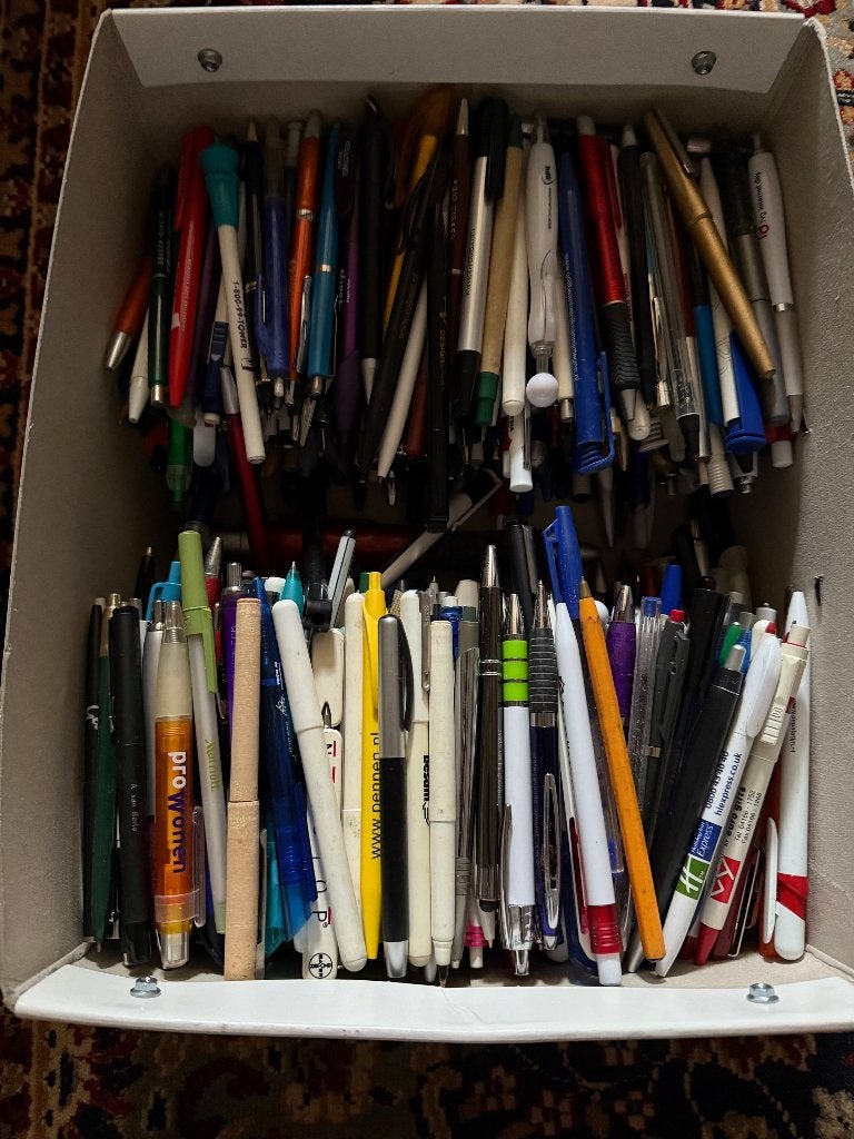 Grote verzameling pennen, Verzamelen, Pennenverzamelingen, Ophalen, Zo goed als nieuw, Balpen, Overige merken