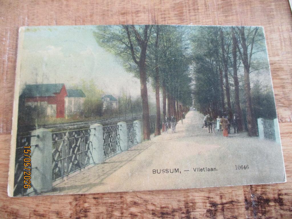 Bussum (1913), Verzamelen, Ansichtkaarten | Nederland, Verzenden, Voor 1920, Gelopen, Noord-Holland