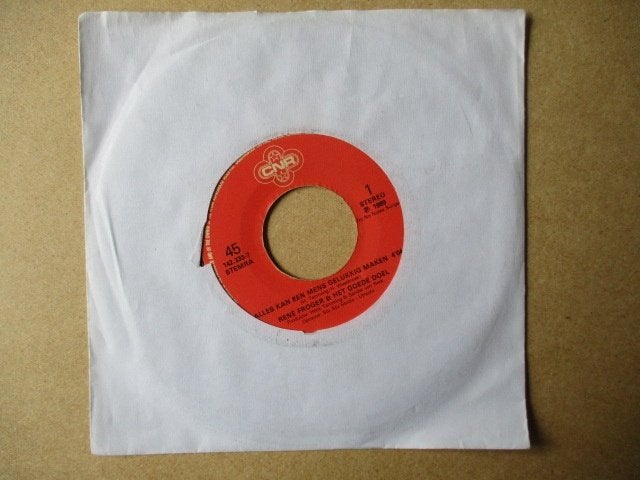 s0205 rene froger en het goede doel - alles kan een mens 2, Cd's en Dvd's, Ophalen, Gebruikt, 7 inch, Overige genres