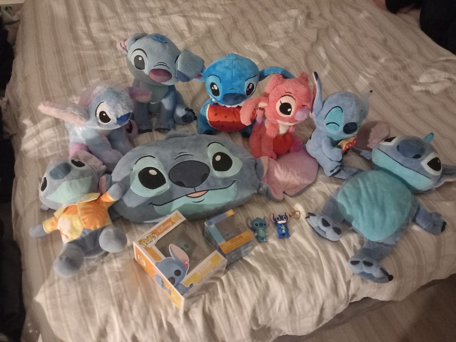 Verzameling Stitch knuffels en poppetjes, Met doos, Disney, Overige typen, Blauw