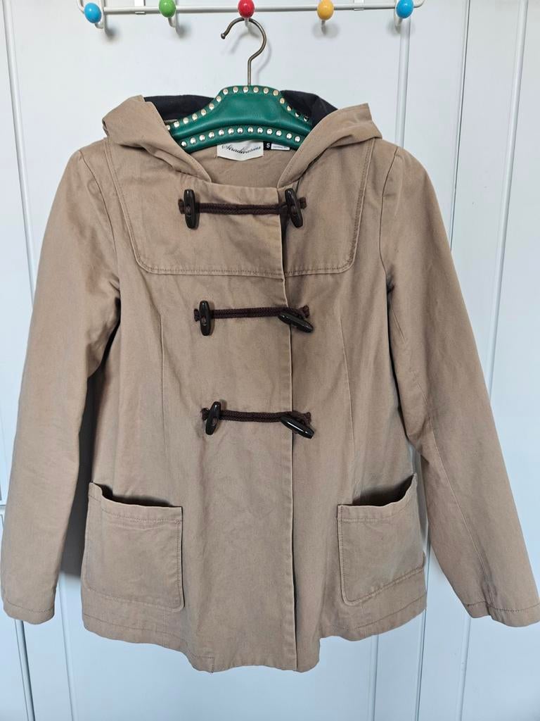 Stradivarius jas houtje touwtje maat S, Beige, Ophalen of Verzenden, Zo goed als nieuw, Maat 36 (S)
