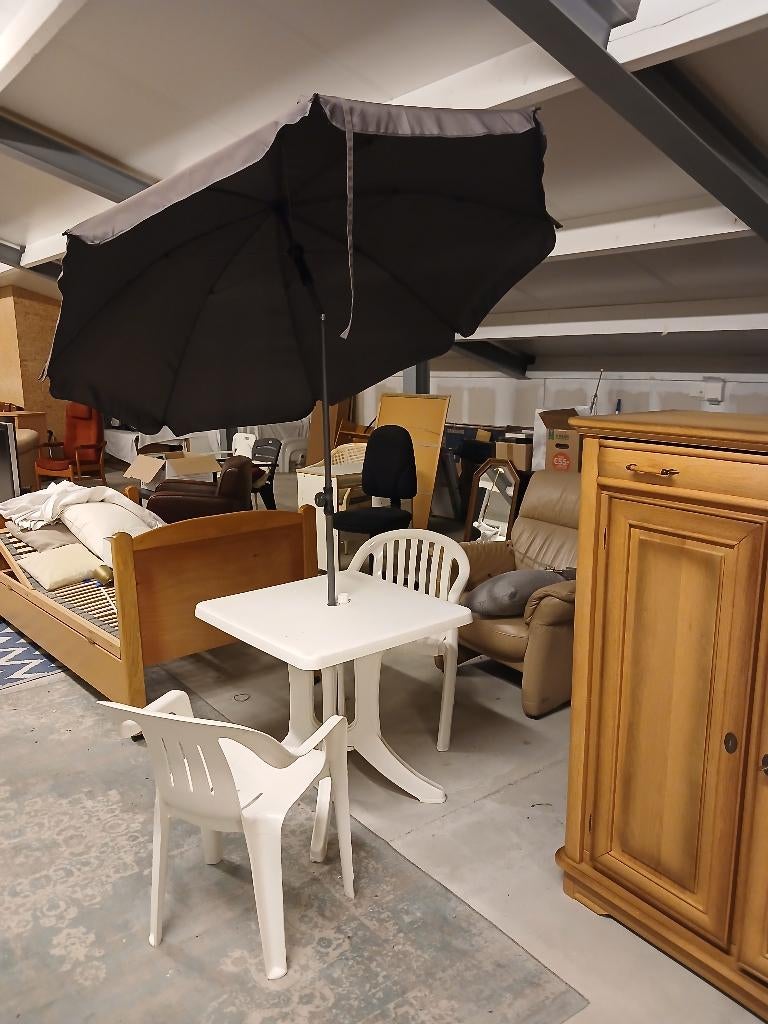 tuinsetje, Tuin en Terras, Ophalen, Gebruikt, Kunststof, 2 zitplaatsen