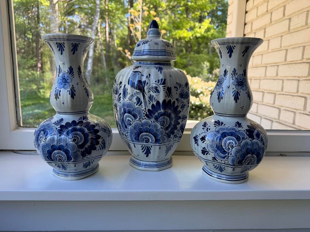Delfts blauw kaststel, Antiek en Kunst, Ophalen of Verzenden