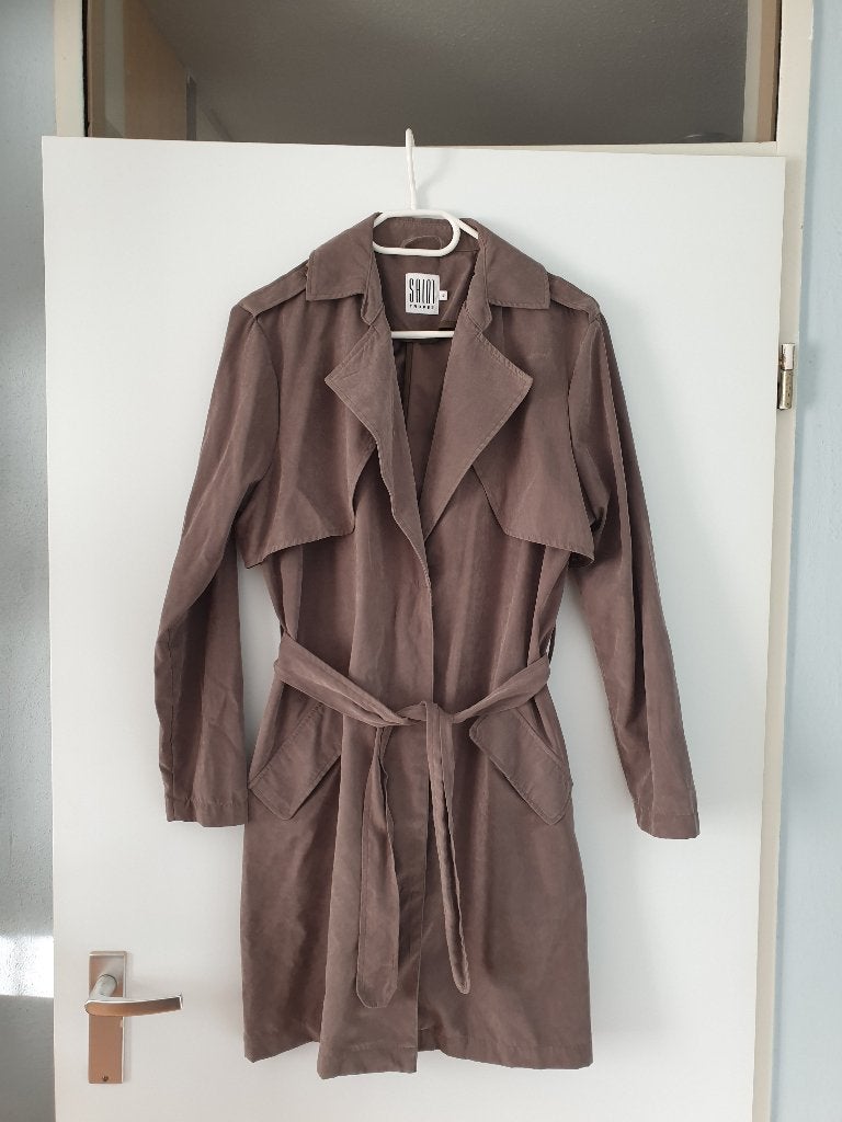 Trenchcoat Saint Tropez maat S, Ophalen, Overige kleuren, Maat 36 (S), Gedragen