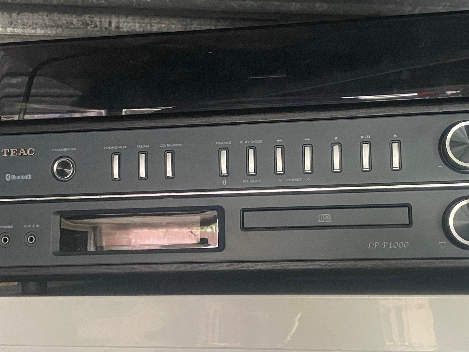 TEAC LP-P1000 Hifi-systeem met Bluetooth en CD-speler, Overige merken, Ophalen of Verzenden, Zo goed als nieuw, Microset