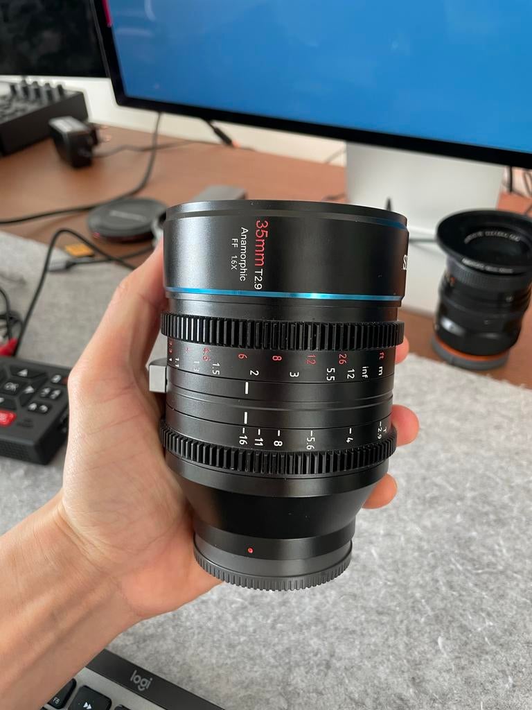 SIRUI 35mm T2.9 1.6X Full-Frame Anamorphic Lens E-Mount, Audio, Tv en Foto, Fotografie | Lenzen en Objectieven, Ophalen of Verzenden