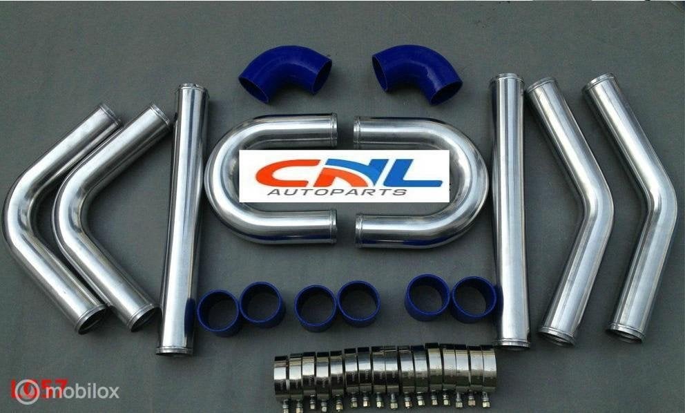 Intercoolerbuis 2.25" 57mm Turbo Piping pipe & Blue hose, Nieuw, Ophalen of Verzenden