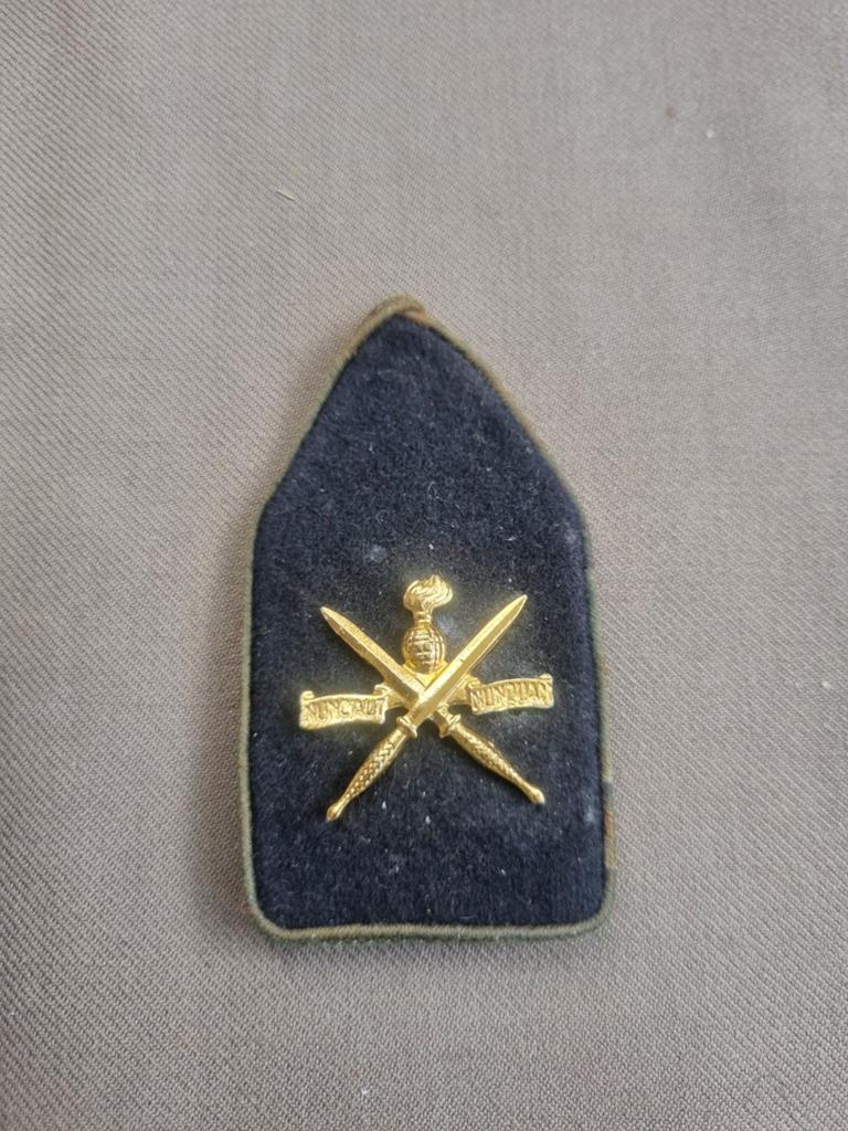 Kraagspiegel korps commandotroepen (dun schroefdraad), Verzamelen, Ophalen of Verzenden, Landmacht, Nederland, Embleem of Badge