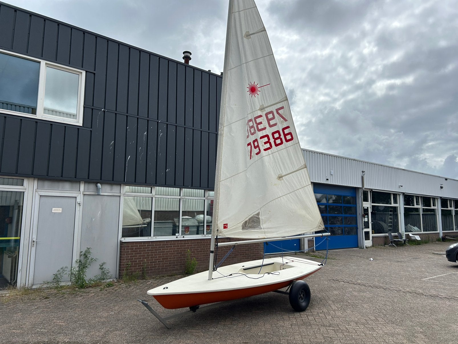 Laser zeilvoot, Watersport en Boten, Open zeilboten, Gebruikt, Laser, Polyester, Ophalen