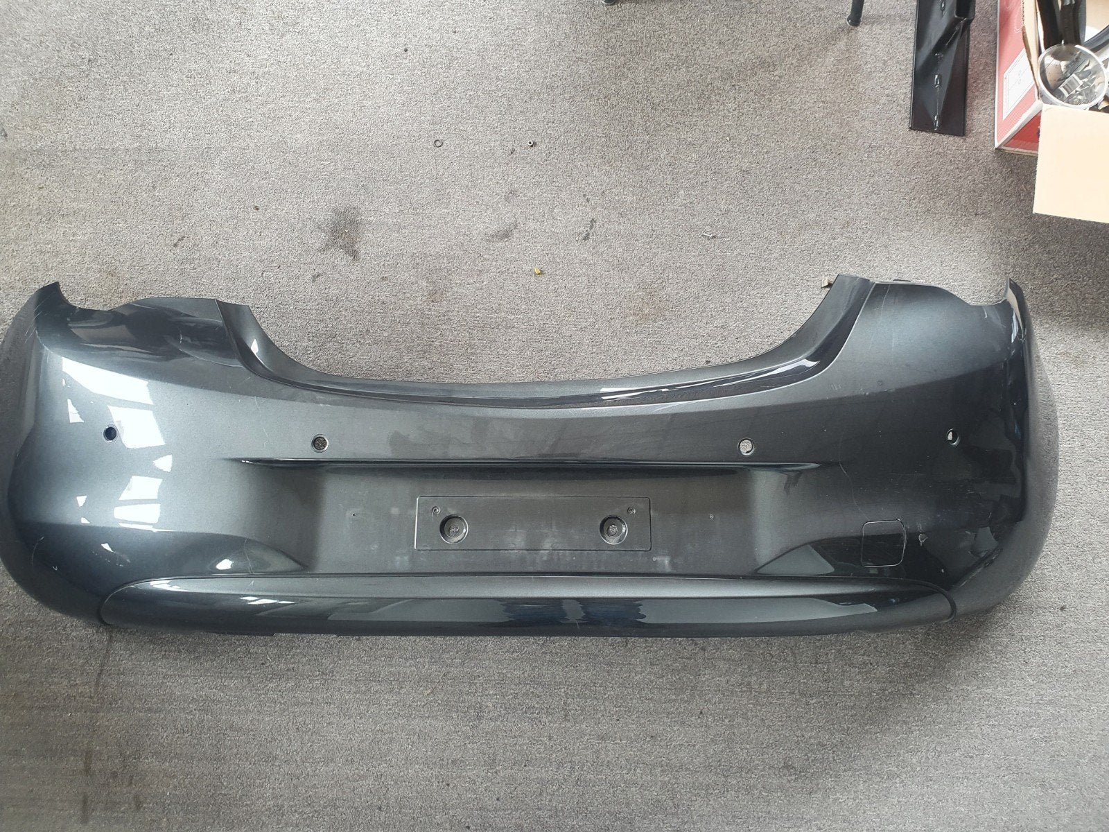 Achterbumper Opel Corsa-E met 4x pdc, Ophalen