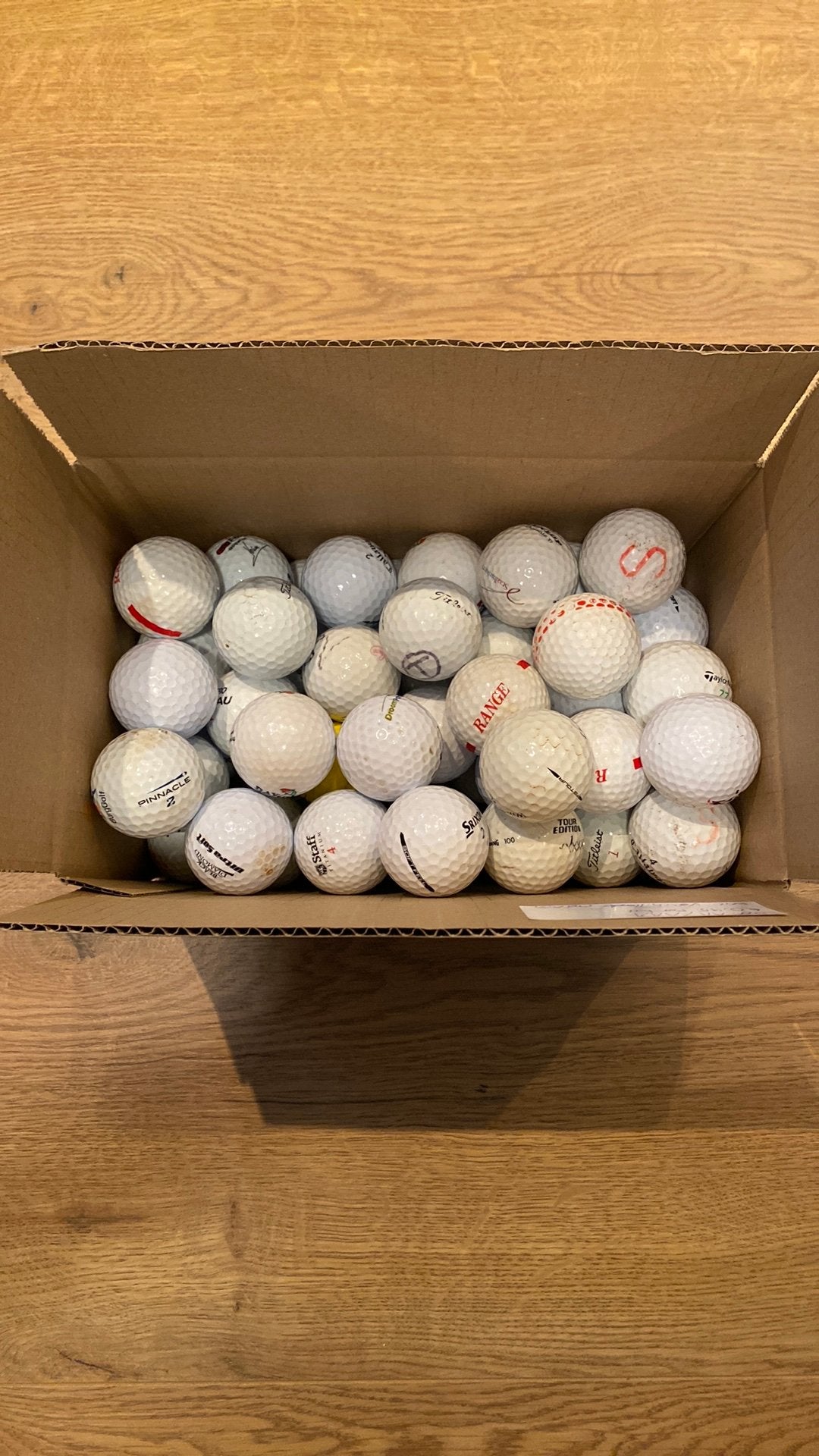 58 AA/AAA golfballen, Ophalen of Verzenden, Zo goed als nieuw, Bal(len)