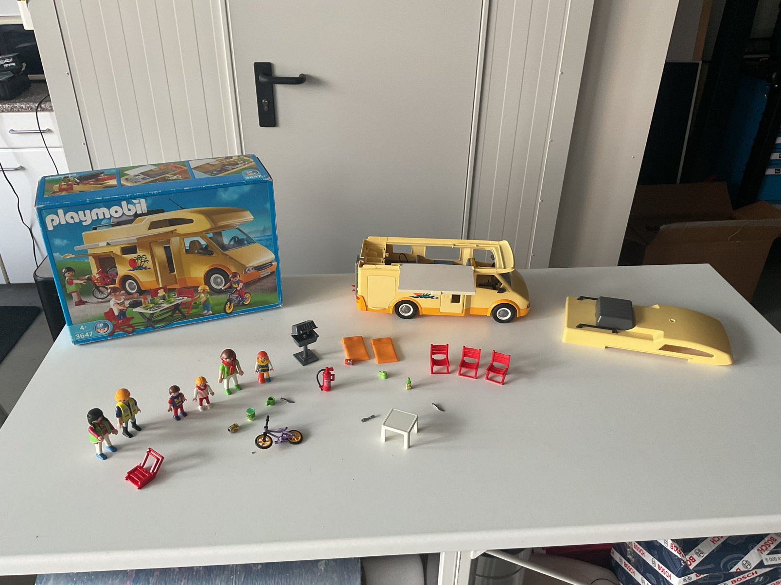 Playmobil camper, Ophalen of Verzenden, Zo goed als nieuw