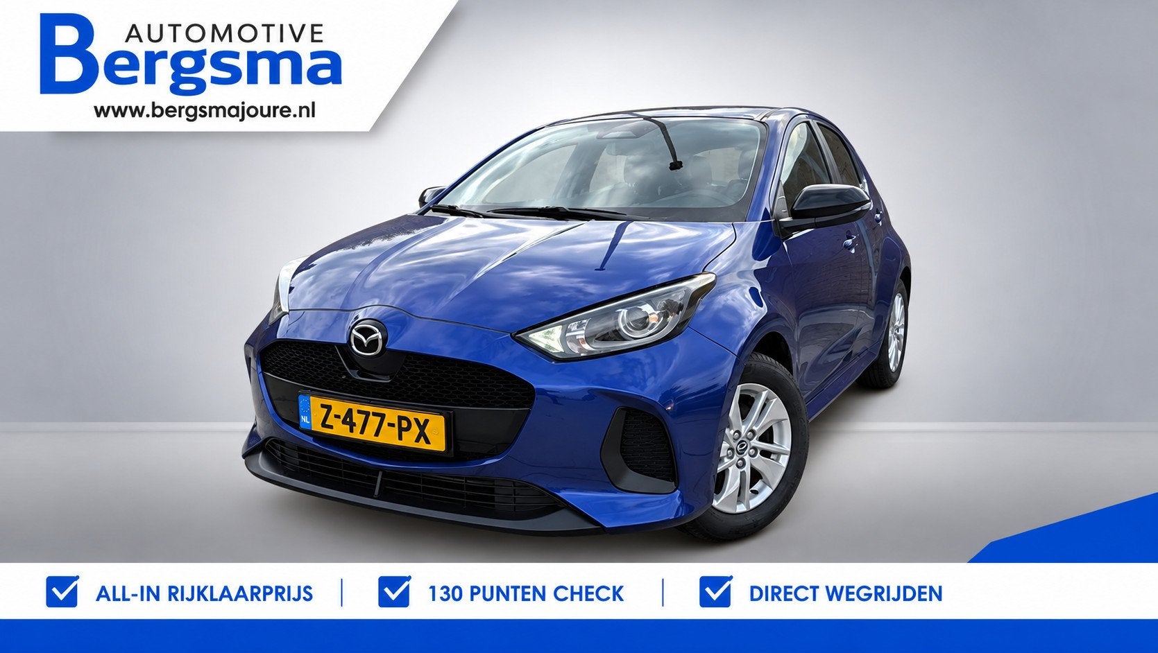 Mazda 2 Hybrid 1.5 Centre-line, Auto's, Gebruikt, Euro 6, Blauw, 49 €/maand