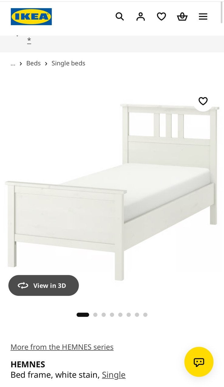 IKEA Eenpersoons bed + MATRAS  gratis afhalen, Huis en Inrichting, Ophalen, Gebruikt, 90 cm, Eenpersoons
