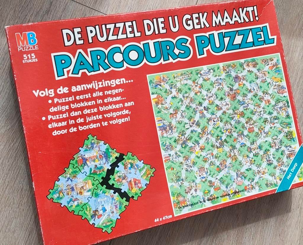 MB Parcours Puzzel 515 stukjes, Ophalen of Verzenden