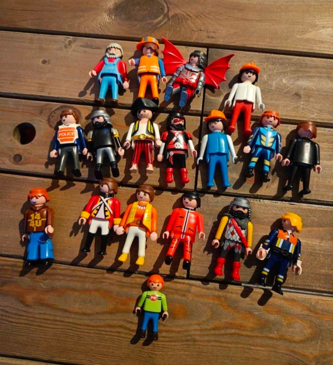 collectie playmobil poppetjes, coaching/familie opstelling, Ophalen of Verzenden, Zo goed als nieuw, Losse onderdelen, Figuren