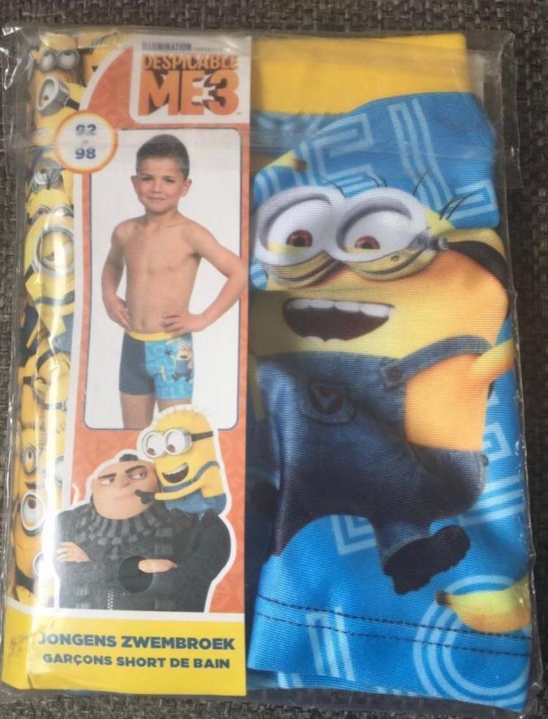 zwembroek minions maat 92-98, Nieuw, Ophalen of Verzenden, Zwembroek, Jongen