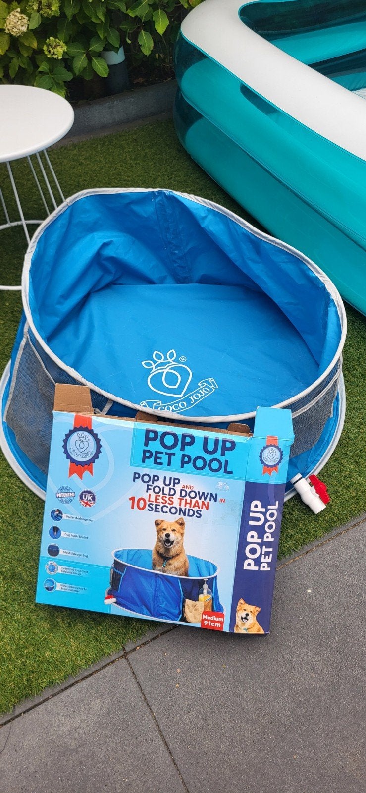 honden badje 91cm medium, Ophalen, Zo goed als nieuw