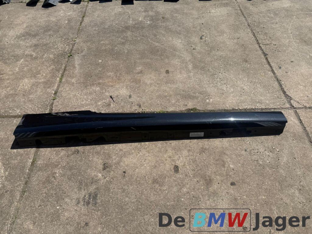 Sideskirt rechts zwart BMW 3-serie E92 E93 51777130874, Gebruikt, Ophalen of Verzenden, BMW, BMW