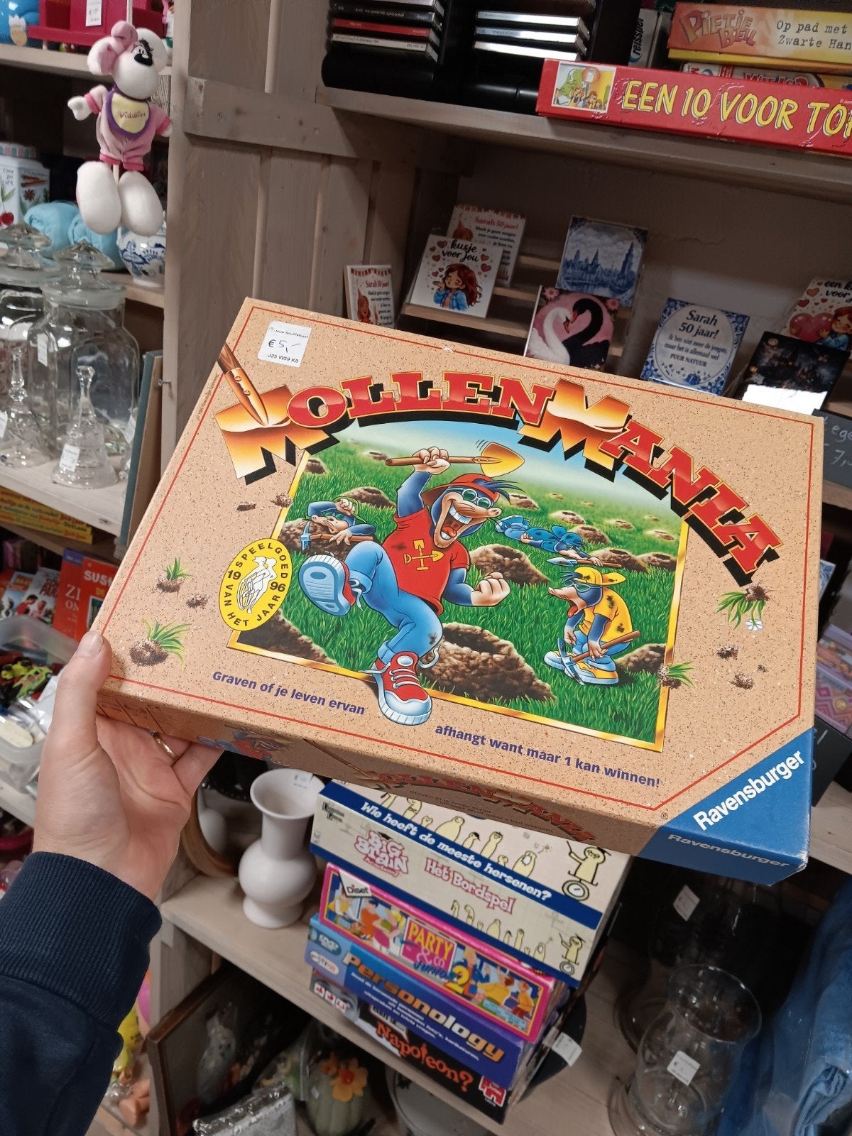Mollenmania bordspel van Ravensburger, Gebruikt, Info@ravensburger.com, Robert-Bosch-Str. 1, 88214 Ravensburg, Duitsland, Ophalen of Verzenden