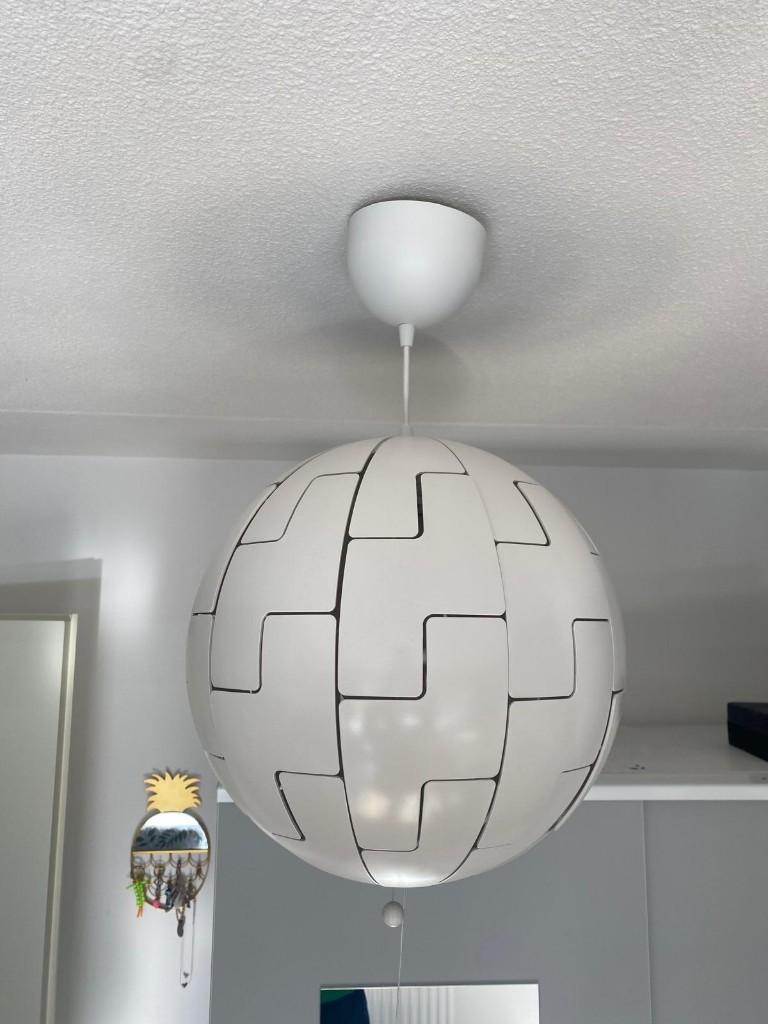 HANGLAMP - Ikea  Ps 2014 wit, Ophalen, Gebruikt, Kunststof, Minder dan 50 cm