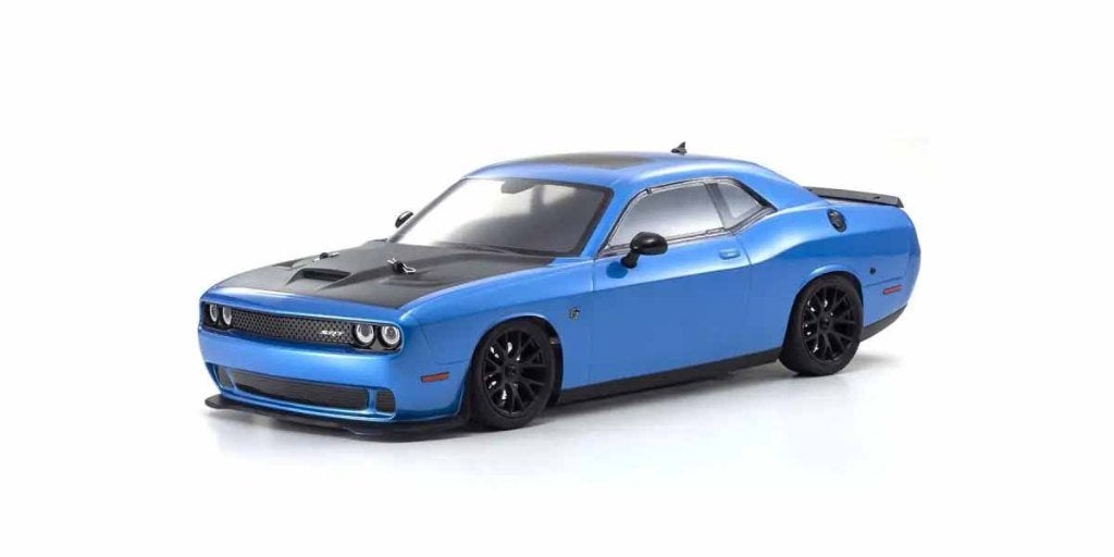 Kyosho Fazer FZ02 Dodge Challenger SRT 2015 Blue 1:10 RTR, Hobby en Vrije tijd, Modelbouw | Radiografisch | Auto's, Elektro, Nieuw
