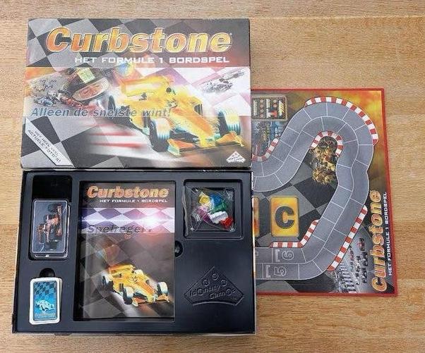 Identity Games - Curbstone, het Formule 1 bordspel (compeet), Ophalen of Verzenden, Zo goed als nieuw, Identity games