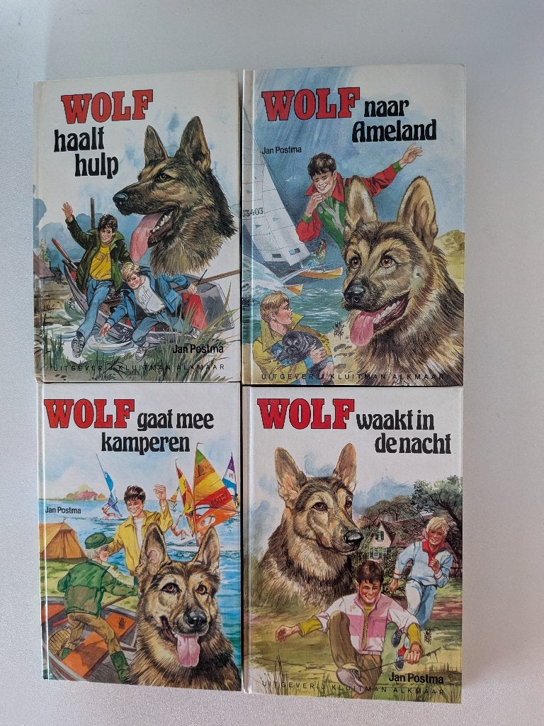 4 Boekjes van WOLF, Boeken, Ophalen of Verzenden, Gelezen