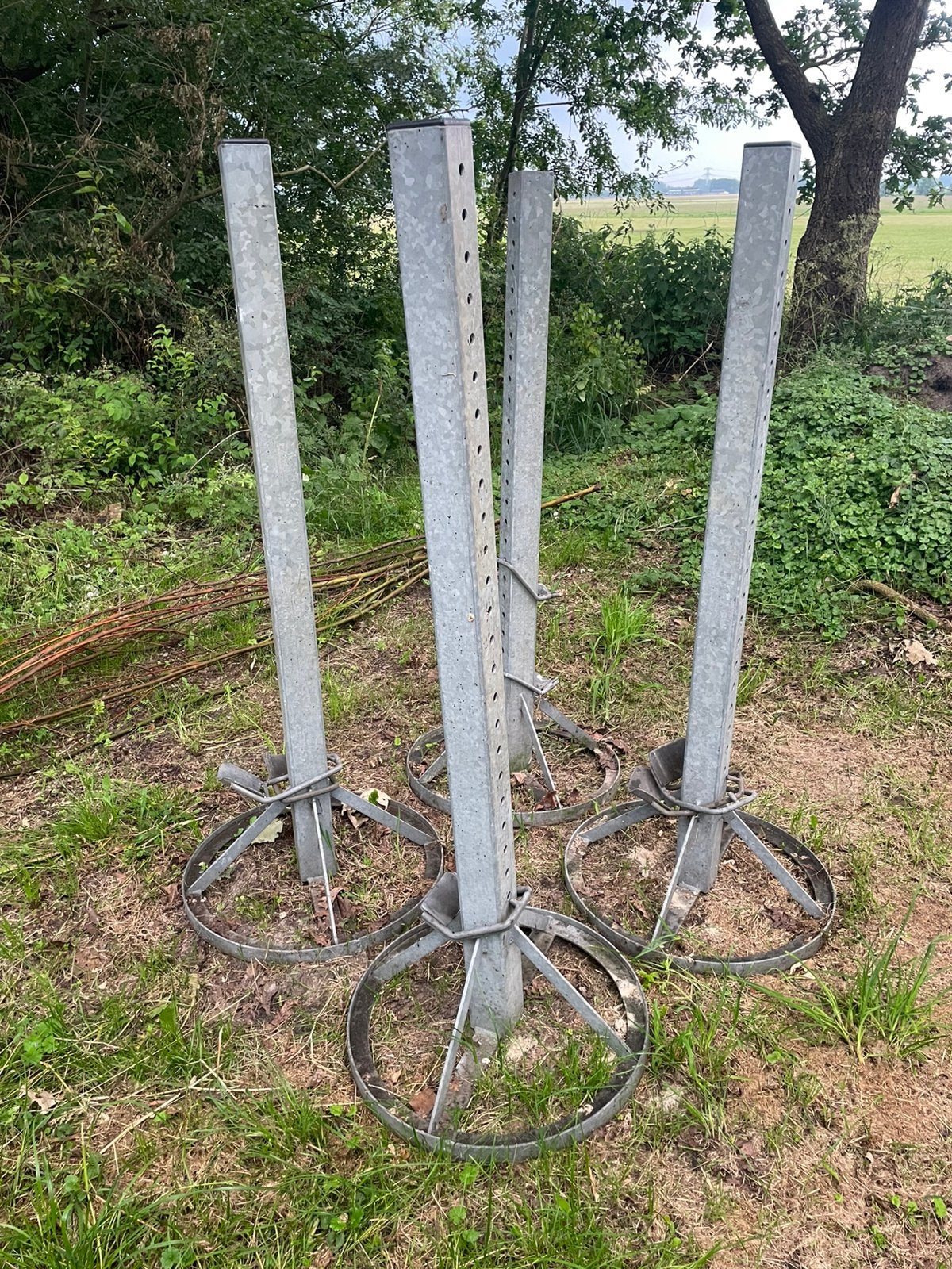 4 goede stevige hindernis staanders, Dieren en Toebehoren, Ophalen, Gebruikt, Springen