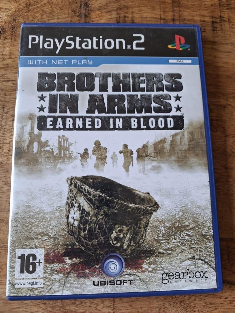 Brothers in Arms Earned in Blood PlayStation 2, Spelcomputers en Games, Shooter, 1 speler, Ophalen of Verzenden, Zo goed als nieuw