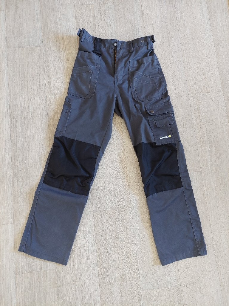 heren werkbroek, Ophalen of Verzenden, Gedragen, Maat 46 (S) of kleiner, Grijs