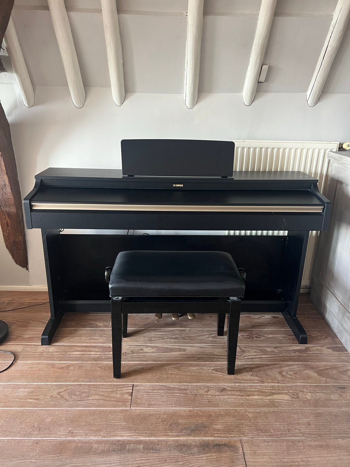 Yamaha YDP-162 digitale piano + krukje, Ophalen, Zwart, Digitaal, Zo goed als nieuw