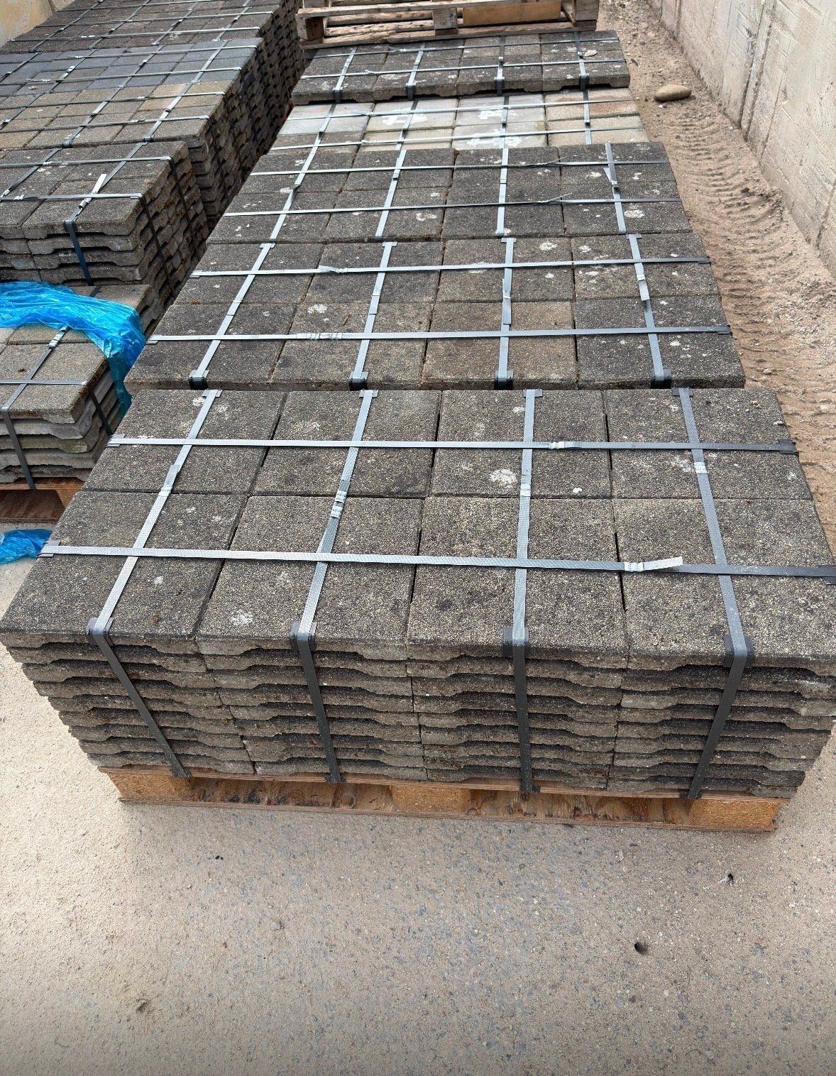 Dakterras tegels 30x30 beton - 10 pallets, Ophalen, Overige materialen, Gebruikt, 20 tot 40 cm