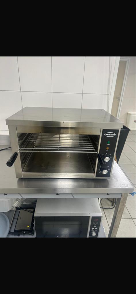 CombiSteel Salamander en Bargarneerunit, Ophalen of Verzenden, Gebruikt, Fornuis, Frituur en Grillen