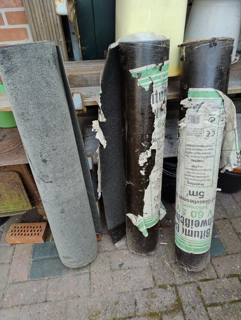 Dakleer, Ophalen, Overige materialen, Zwart, Nieuw