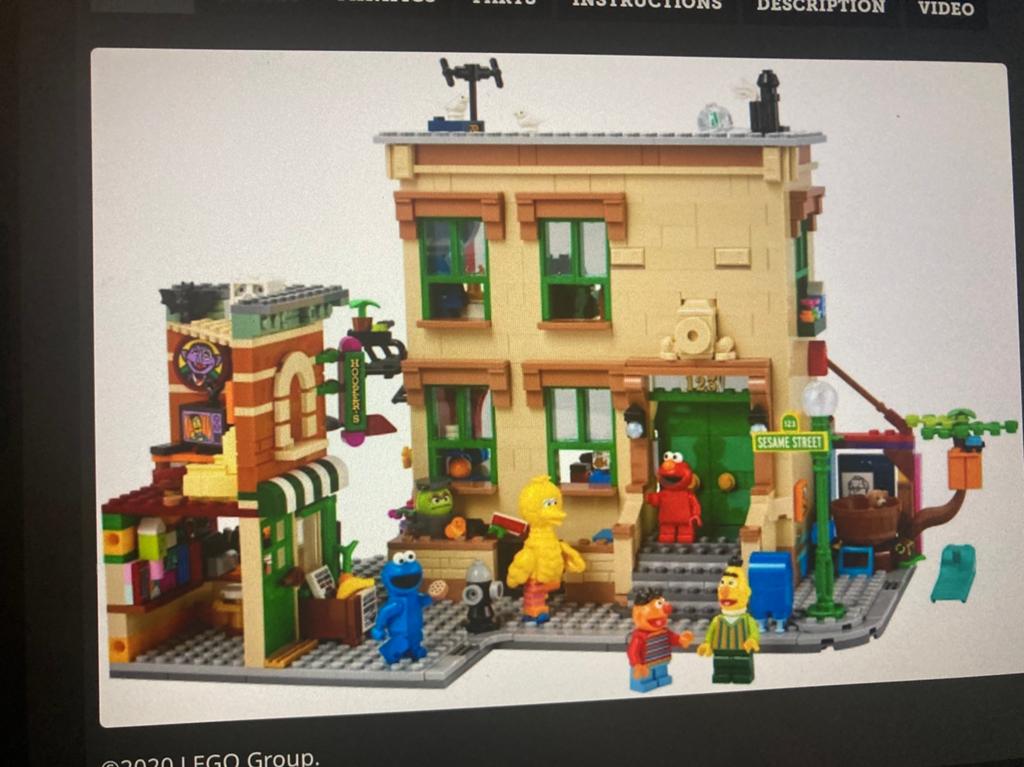 Lego 123 Sesame Street , 21324, Ophalen of Verzenden, Zo goed als nieuw, Inclusief instructies, Lego