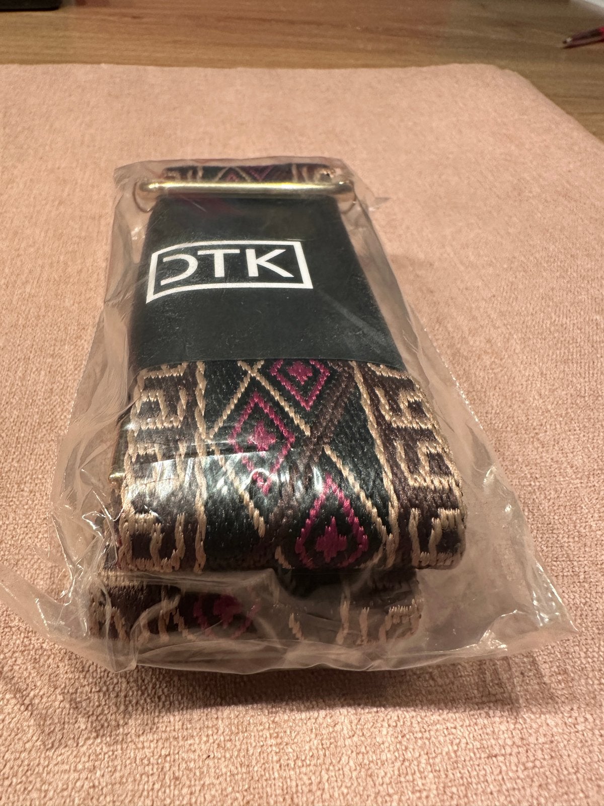 DTK Tasband Zwart/Roze - Nieuw, Ophalen of Verzenden, Nieuw, Zwart, Overige typen