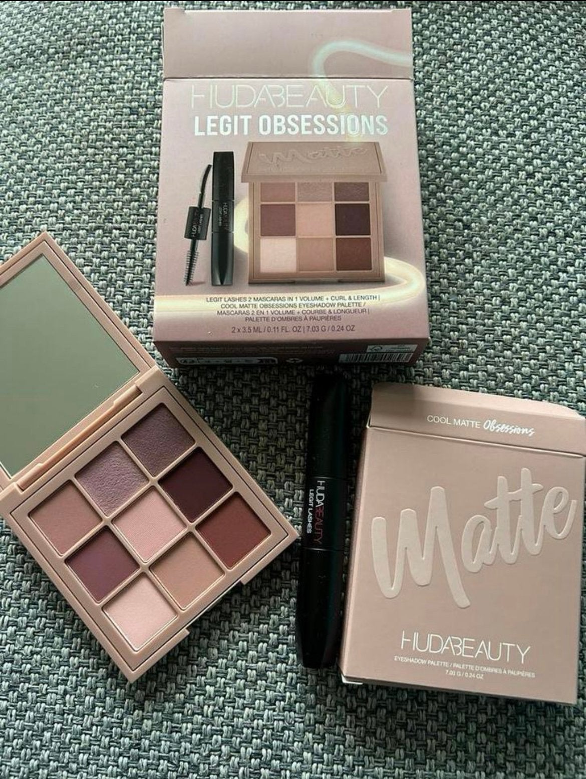 HUDA Beauty Legit Obsessions Eyeshadow & Mascara- Nieuw!, Sieraden, Tassen en Uiterlijk, Uiterlijk | Cosmetica en Make-up, Nieuw