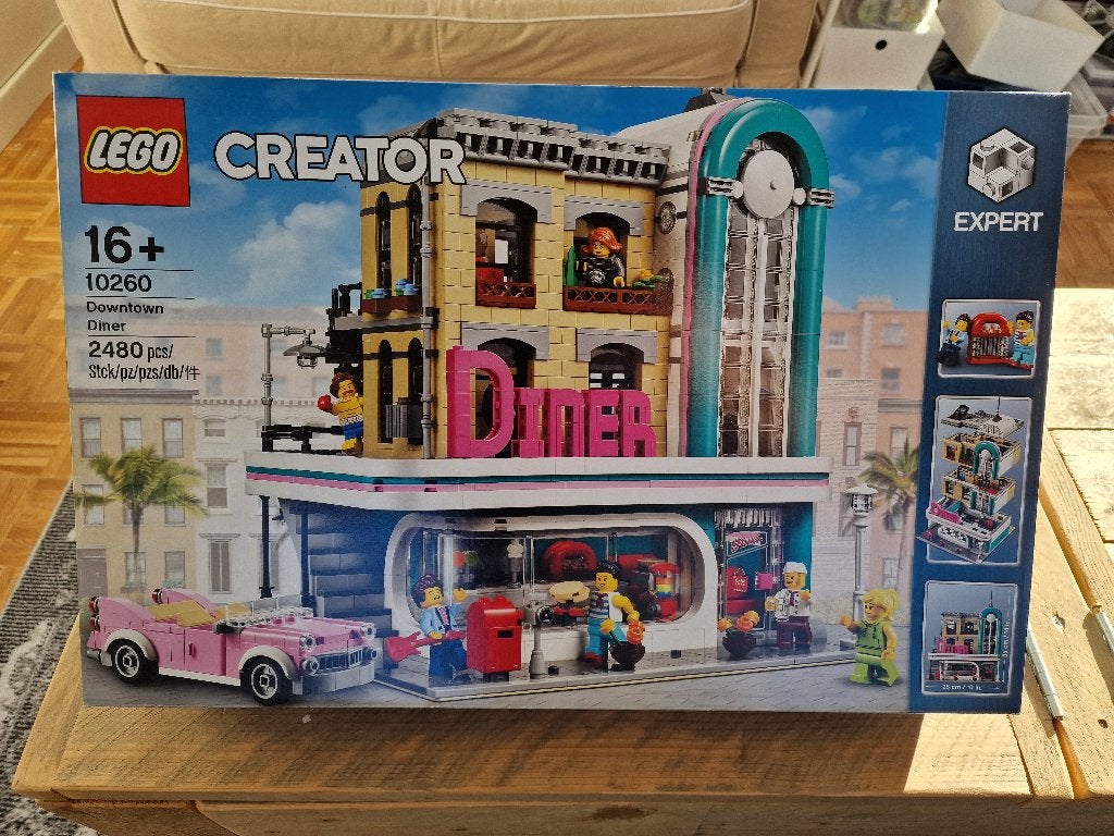 LEGO CREATOR Diner in de stad (10260) [#34] Nieuw, Nieuw, Ophalen of Verzenden, Inclusief instructies, Lego