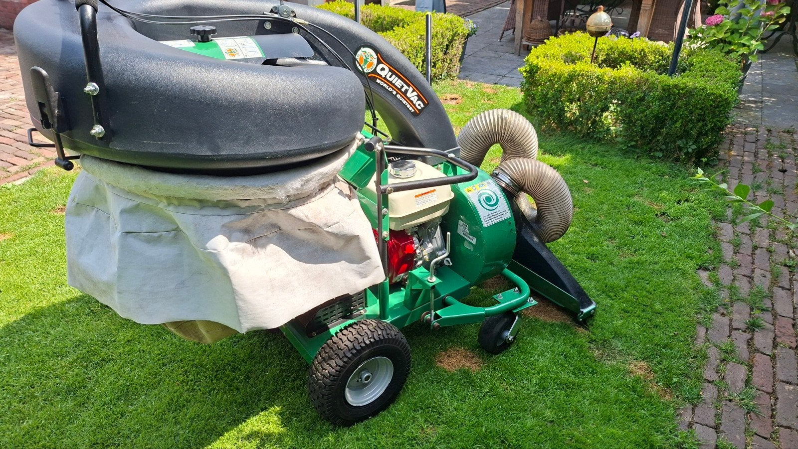 Billy goat QV900HSP Cycloon bladzuiger., Ophalen, Benzine, Met opvangzak, Zo goed als nieuw