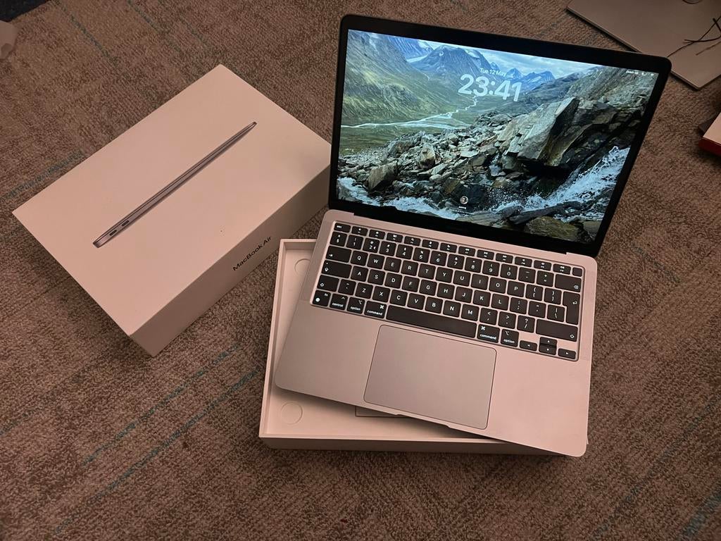 Apple MacBook Air (M1, 2020), Computers en Software, Apple Macbooks, Ophalen, 256 GB, Qwerty, 8 GB
