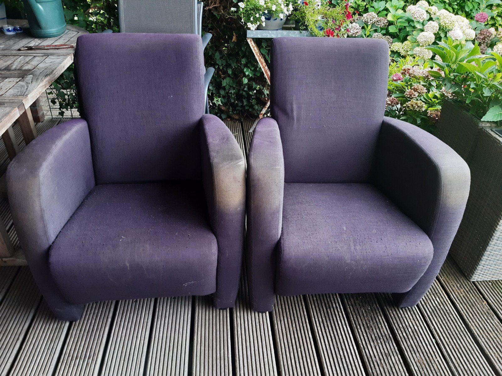 twee stoelen, Ophalen, Gebruikt, Tweepersoons, 75 tot 100 cm