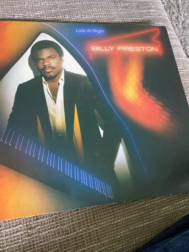 Billy Preston - Late At Night LP (1979) Motown Soul/R&B, Cd's en Dvd's, LP, Gebruikt, Originele persing, Ophalen of Verzenden