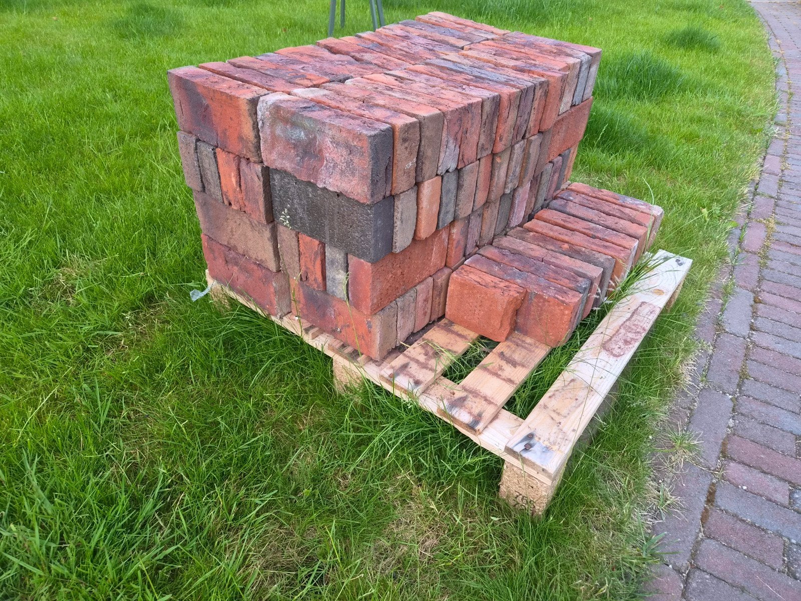 Gebruikte bakstenen voor tuin of project, Ophalen, Gebruikt, Keramiek, Overige typen