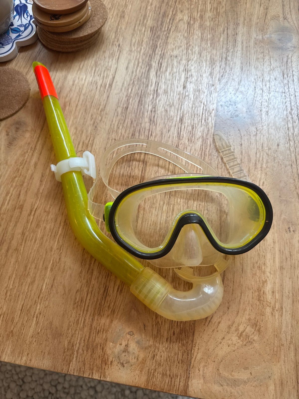Duikbril en snorkel set - Gebruikt, Ophalen, Gebruikt, Duikbril of Snorkel