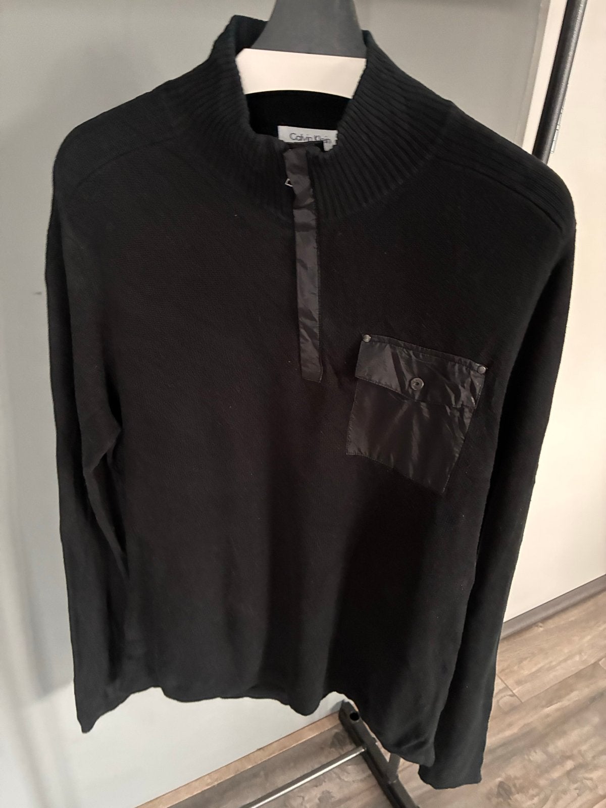 Mooie Calvin Klein schipperstrui - Zwart - Maat M, Ophalen of Verzenden, Zo goed als nieuw, Maat 48/50 (M), Zwart