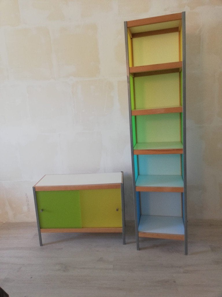 Kewlox kasten 2x, Ophalen, Met deur(en), 100 tot 150 cm, Zo goed als nieuw